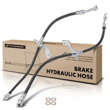 2 Pcs Front Brake Hydraulic Hose