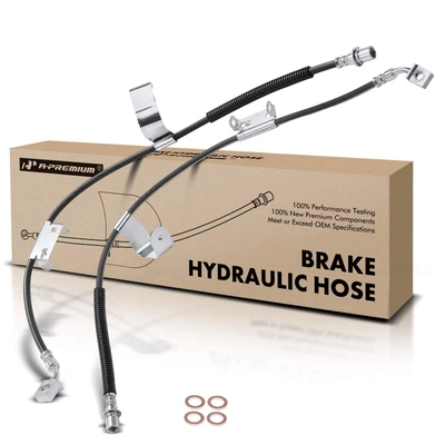 2 Pcs Front Brake Hydraulic Hose