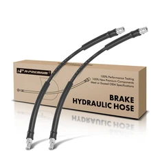 2 Pcs Front Brake Hydraulic Hose for 2011-2012 Mercedes-Benz SL550