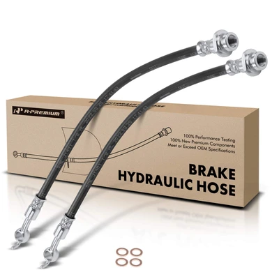 2 Pcs Rear Brake Hydraulic Hose