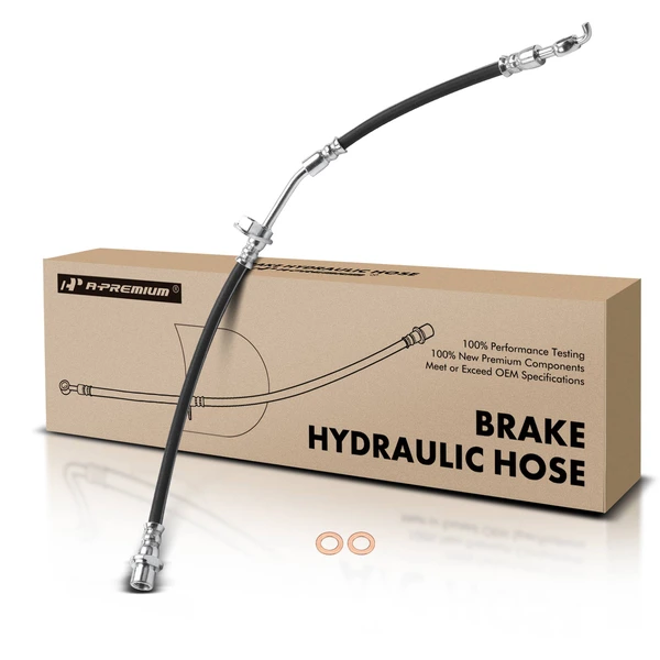 Front Passenger Brake Hydraulic Hose for 2012-2017 Toyota Prius C