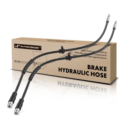 2 Pcs Front Brake Hydraulic Hose
