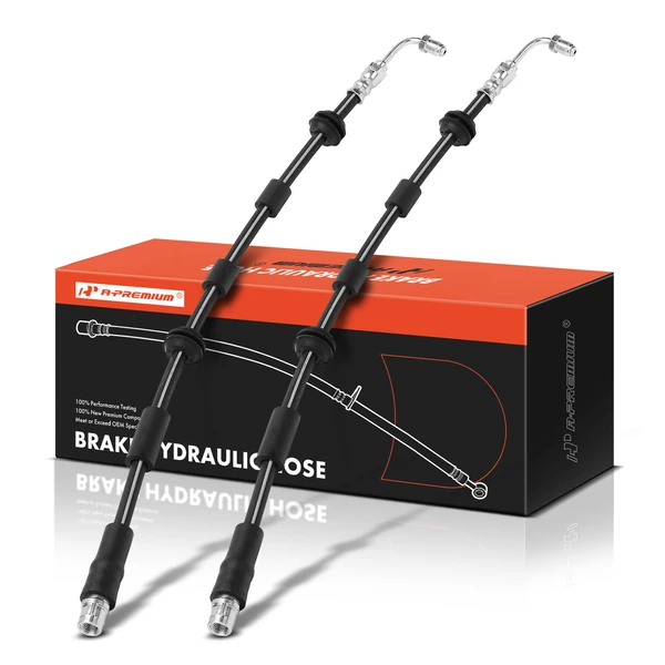 2 Pcs Front Brake Hydraulic Hose for Audi R8 08-12 14-15