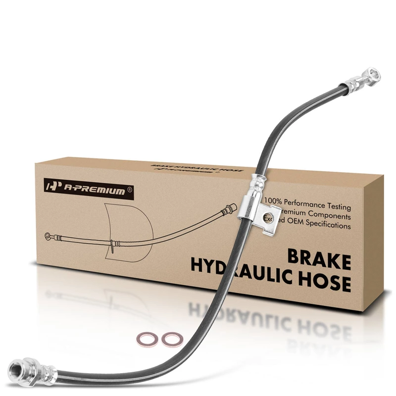 Front Driver Brake Hydraulic Hose for Kia Borrego 2009-2010 4.6L 3.8L