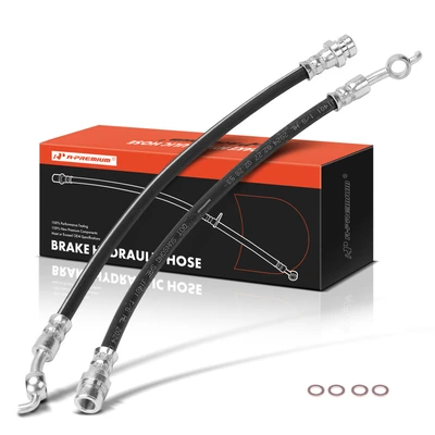 2 Pcs Rear Brake Hydraulic Hose