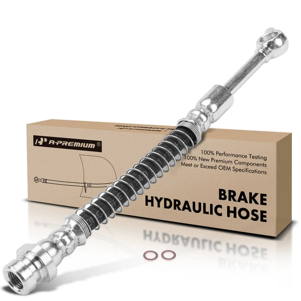 Rear Driver or Passenger Outer Brake Hydraulic Hose for 2010-2013 Kia Soul