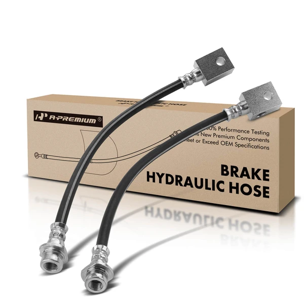 2 Pcs Rear Brake Hydraulic Hose for 2014-2019 INFINITI Q70