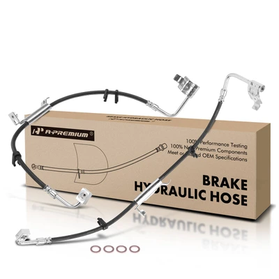 2 Pcs Front Brake Hydraulic Hose
