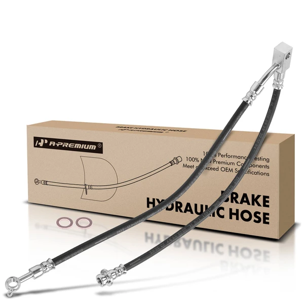 Rear Left Outer Brake Hydraulic Hose for 2012-2019 Nissan NV3500