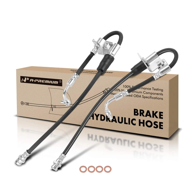 2 Pcs Front Brake Hydraulic Hose for 2011-2013 Hyundai Elantra