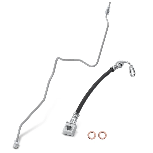 Rear Driver Outer Brake Hydraulic Line for Ram 3500 11-12 Dodge Ram 3500 07-10