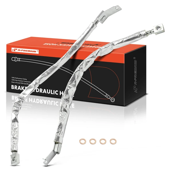 2 Pcs Front Brake Hydraulic Hose for 1997 1999-2001 Plymouth Prowler