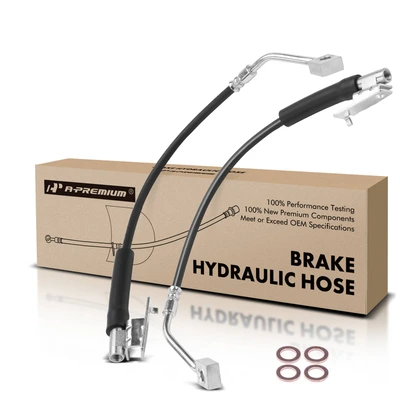 2 Pcs Rear Brake Hydraulic Hose