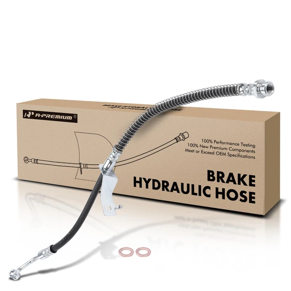 Front Passenger Brake Hydraulic Hose for 2012-2017 Hyundai Accent