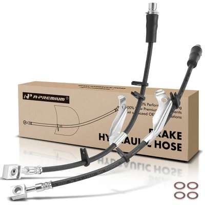 2 Pcs Front Brake Hydraulic Hose