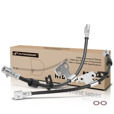 2 Pcs Front Brake Hydraulic Hose