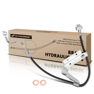 Front Driver Brake Hydraulic Hose for 2011-2012 Ford F-350 Super Duty