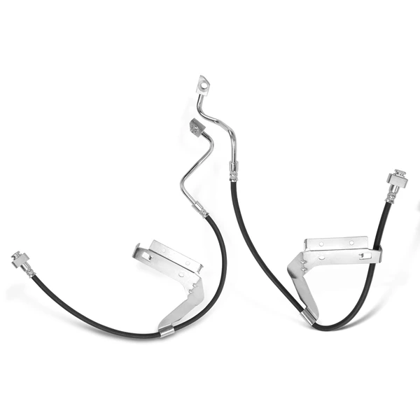 2 Pcs Front Brake Hydraulic Hose for Ford F-250 F-350 F-550 Super Duty