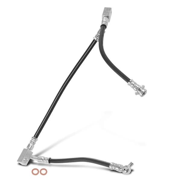 Front Driver Brake Hydraulic Hose for INFINITI G35 2004-2006 V6 3.5L AWD