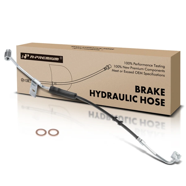 Front Driver Brake Hydraulic Hose for 2005 Dodge Ram 1500