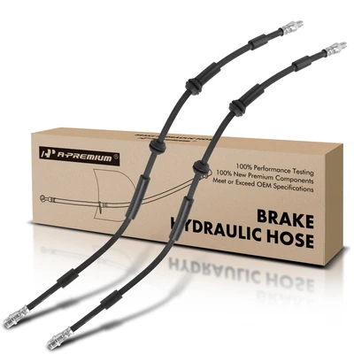 2 Pcs Front Brake Hydraulic Hose