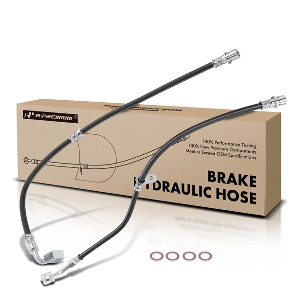 2 Pcs Front Brake Hydraulic Hose for Chevrolet Camaro 2012-2015