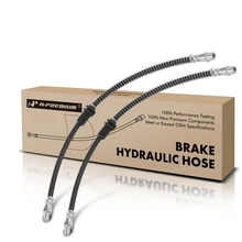 2 Pcs Front Brake Hydraulic Hose for 2008-2014 Mercedes-Benz C300