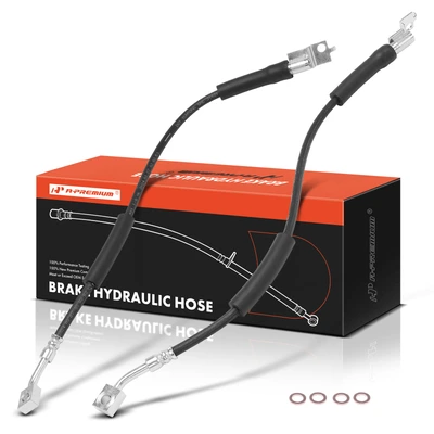2 Pcs Front Brake Hydraulic Hose