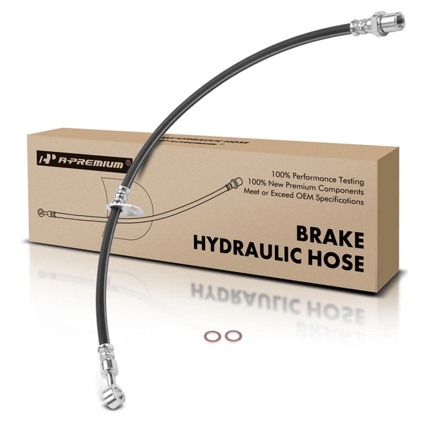 Front Driver Brake Hydraulic Hose for 2010-2014 Subaru Legacy
