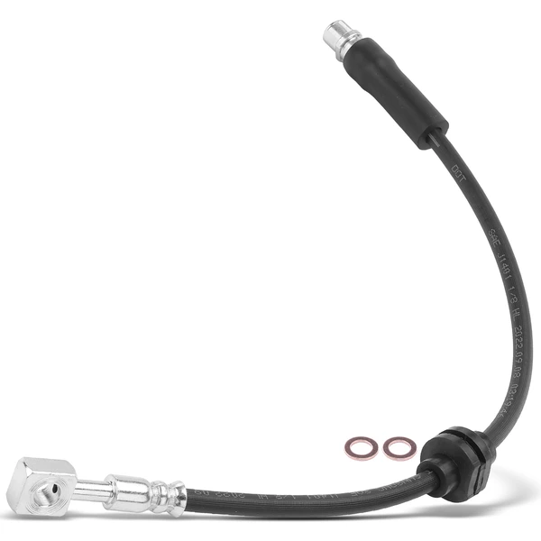 Front Driver or Passenger Brake Hydraulic Hose for Chevy Impala Malibu Buick Saab