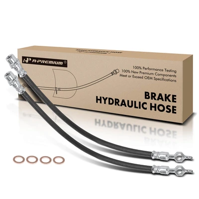 2 Pcs Front Brake Hydraulic Hose