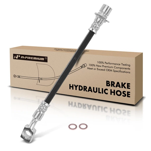 Rear Driver or Passenger Outer Brake Hydraulic Hose for Chevy Cobalt 2008-2010
