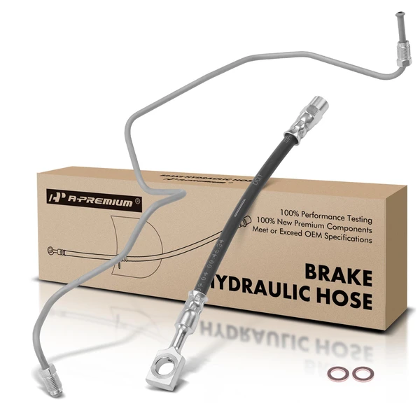 Rear Driver Outer Brake Hydraulic Hose for 1998-2010 Volkswagen Beetle