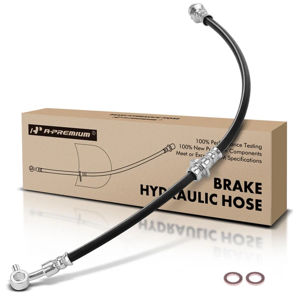 Front Driver Brake Hydraulic Hose for Nissan Pathfinder 13-20 Murano INFINITI