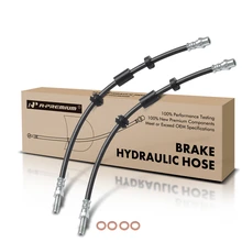 2 Pcs Front Brake Hydraulic Hose for 2005-2011 Volvo V50
