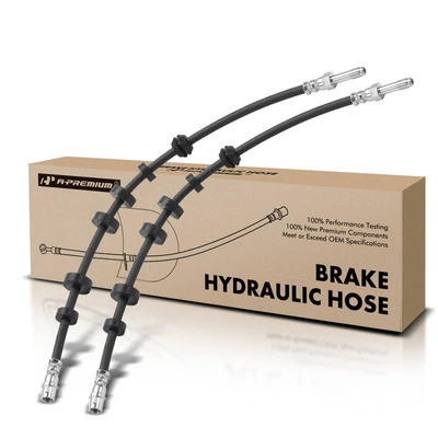 2 Pcs Front Brake Hydraulic Hose