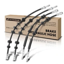 4 Pcs Front & Rear Brake Hydraulic Hose