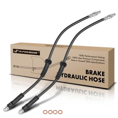 2 Pcs Front Brake Hydraulic Hose