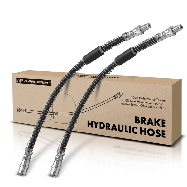 2 Pcs Rear Brake Hydraulic Hose for Mercedes-Benz R231 SL400 C63 AMG