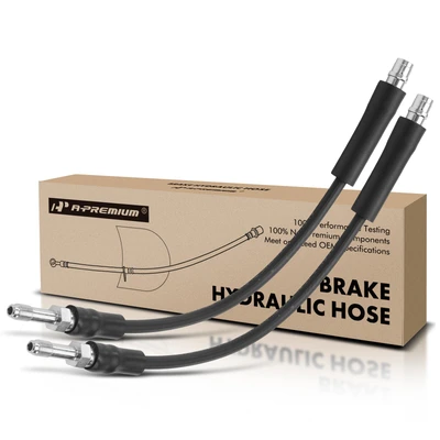 2 Pcs Rear Brake Hydraulic Hose