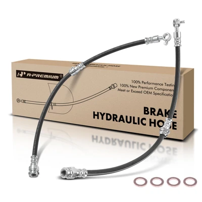 2 Pcs Front Brake Hydraulic Hose