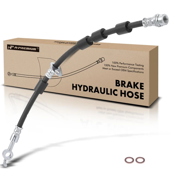 Front Driver Brake Hydraulic Hose for Ford Fiesta 2014-2019