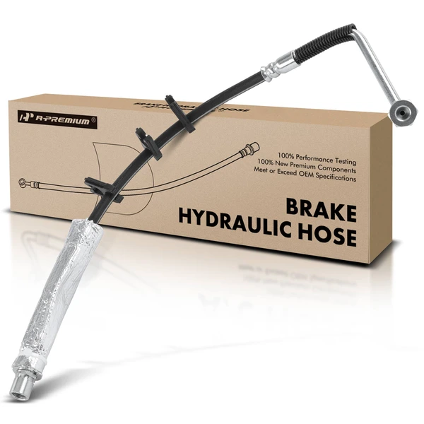 Front Driver Inner Brake Hydraulic Hose for 2014 Ram 3500