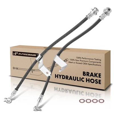 2 Pcs Rear Brake Hydraulic Hose for 2014-2016 Chevrolet Spark EV