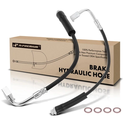 2 Pcs Rear Brake Hydraulic Hose for 2013-2014 SRT Viper