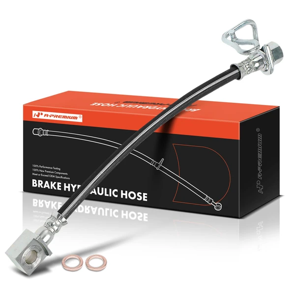 Rear Driver Outer Brake Hydraulic Hose for 2014 Ram 3500