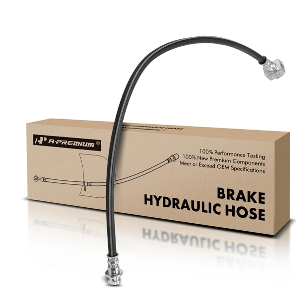 Rear Left Inner Brake Hydraulic Hose for 2014 Ford E-150