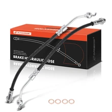 2 Pcs Front Brake Hydraulic Hose
