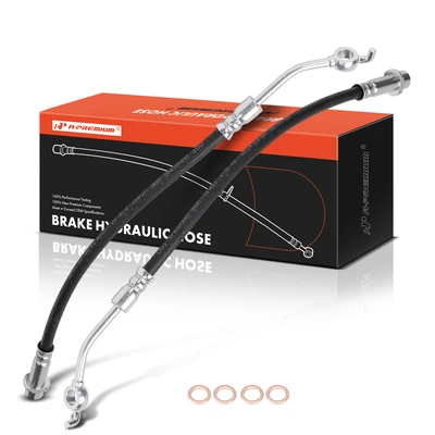2 Pcs Front Brake Hydraulic Hose