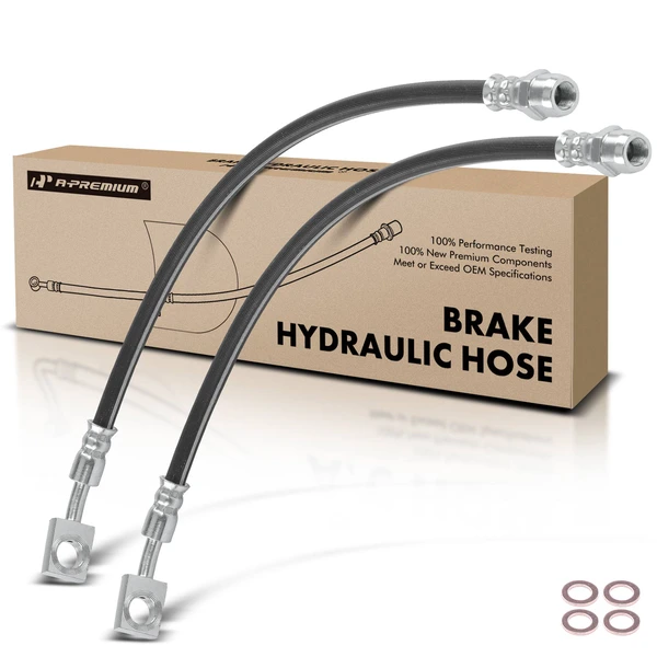 2 Pcs Rear Brake Hydraulic Hose for 2015-2019 Mercedes-Benz C300